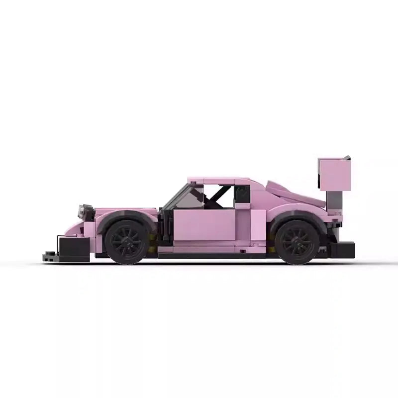 MOC-128479 Pink Porsche 911 Compatible LEGO Toy