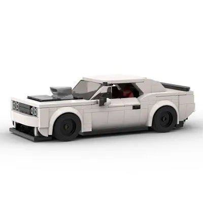 MOC Speed Series 8-Block Challenger Racing Model