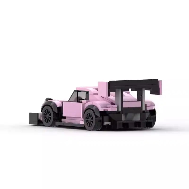 MOC-128479 Pink Porsche 911 Compatible LEGO Toy
