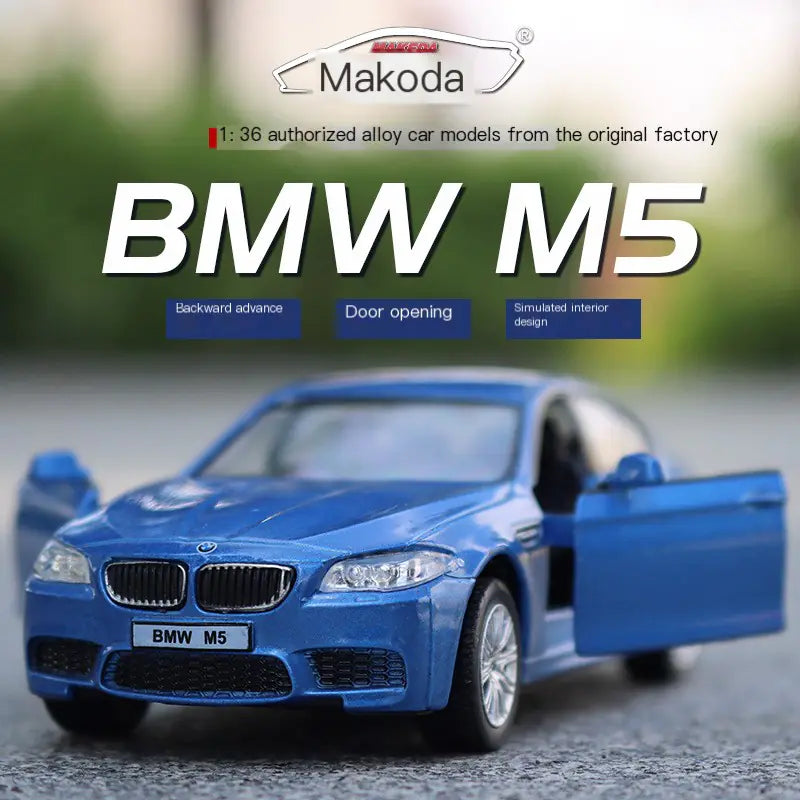 Licensed 1:36 BMW M5 Diecast Model Toy Car