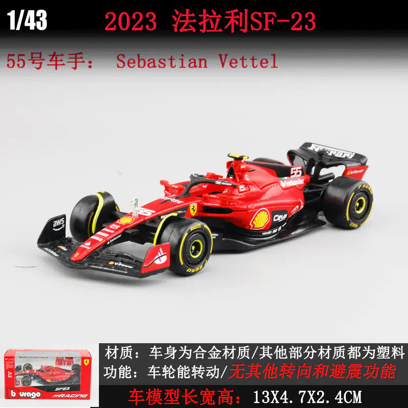 1:43 LaFerrari F1 Alloy Model Car Display