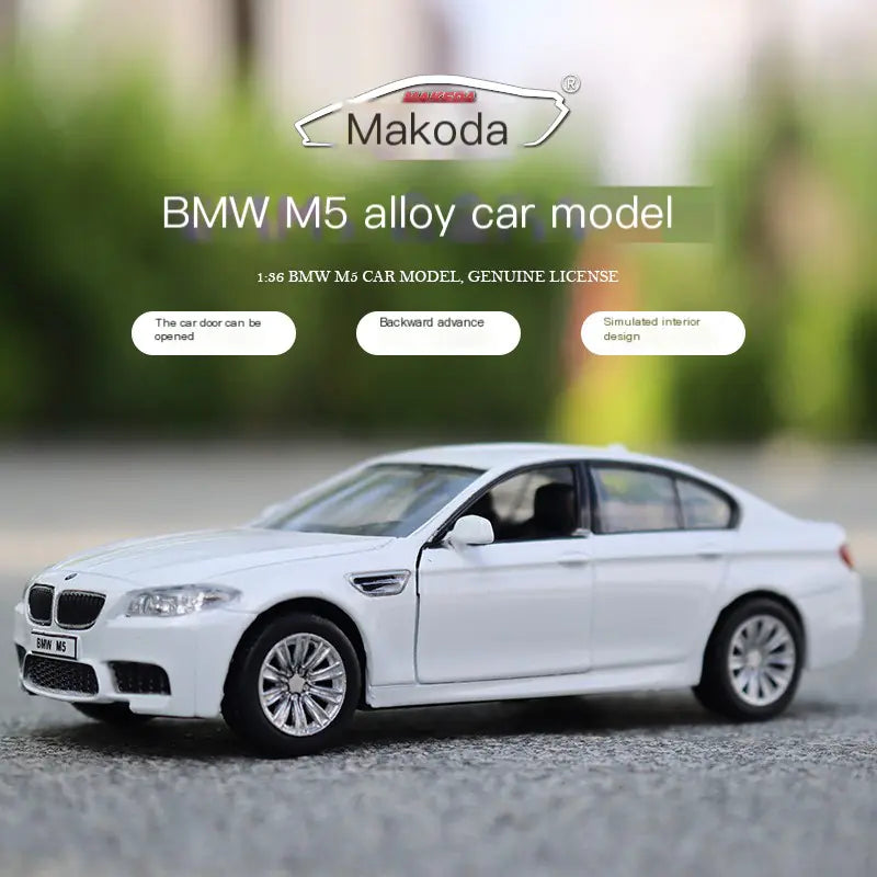 Licensed 1:36 BMW M5 Diecast Model Toy Car