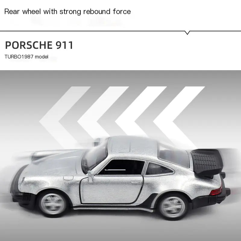1:36 Porsche 911 Diecast Toy Car Model for Kids