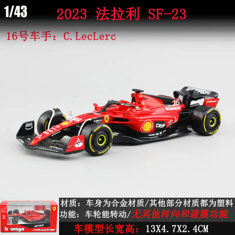 1:43 LaFerrari F1 Alloy Model Car Display