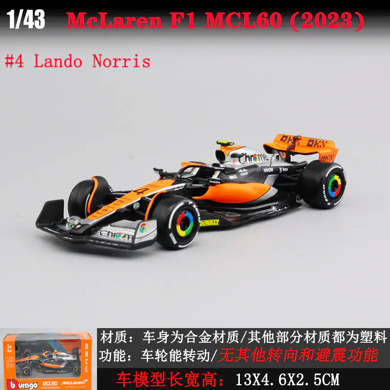 1:43 LaFerrari F1 Alloy Model Car Display