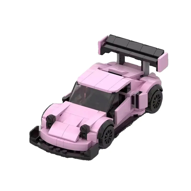 MOC-128479 Pink Porsche 911 Compatible LEGO Toy