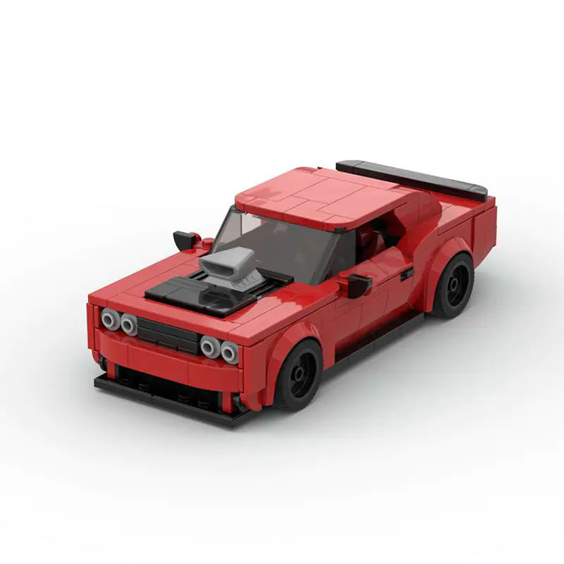 MOC Speed Series 8-Block Challenger Racing Model
