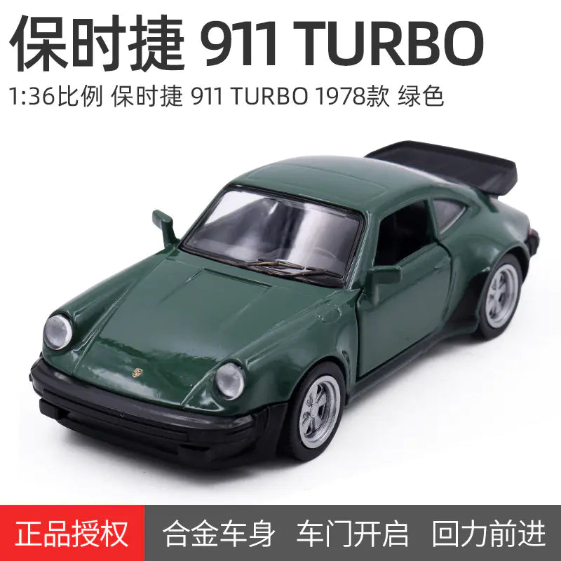 1:36 Porsche 911 Diecast Toy Car Model for Kids