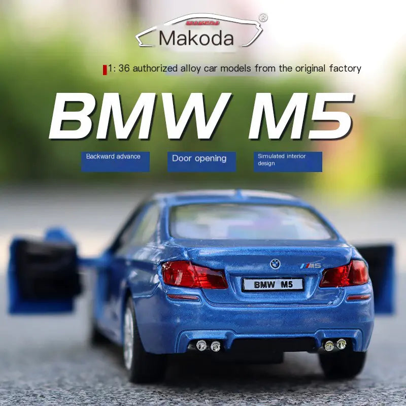 Licensed 1:36 BMW M5 Diecast Model Toy Car
