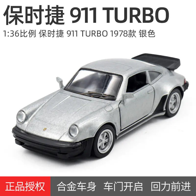 1:36 Porsche 911 Diecast Toy Car Model for Kids