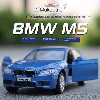 Licensed 1:36 BMW M5 Diecast Model Toy Car