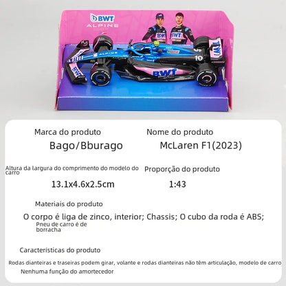 1:43 LaFerrari F1 Alloy Model Car Display