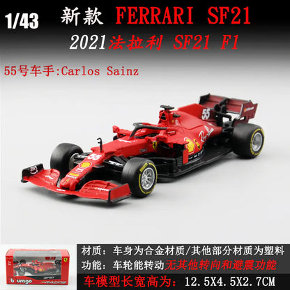 1:43 LaFerrari F1 Alloy Model Car Display
