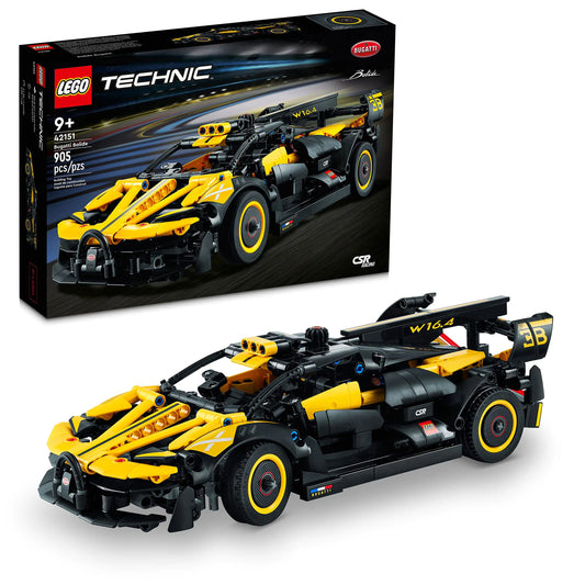 LEGO Technic Bugatti Bolide Racing Car Building Set - Model and Race Engineering Toy for Back to School Collectible Sports Car Construction Kit for Boys Girls and Teen Builders Ages 9+ 42151