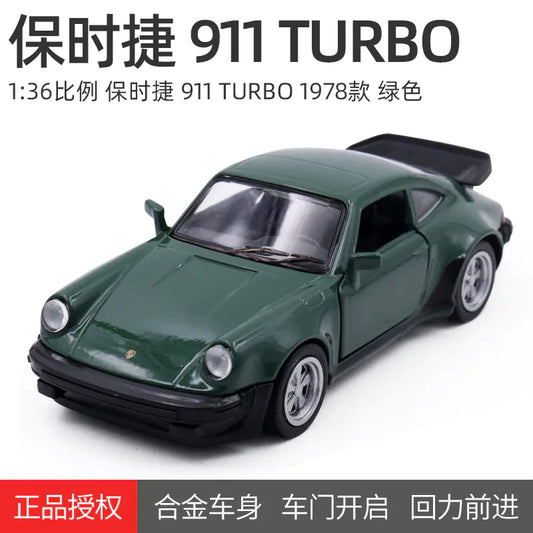 1:36 Porsche 911 Diecast Toy Car Model for Kids