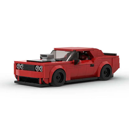 MOC Speed Series 8-Block Challenger Racing Model