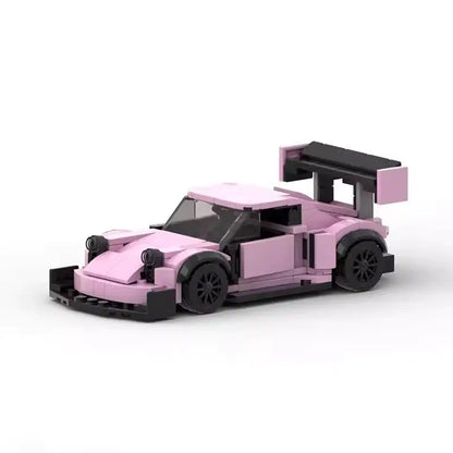 MOC-128479 Pink Porsche 911 Compatible LEGO Toy
