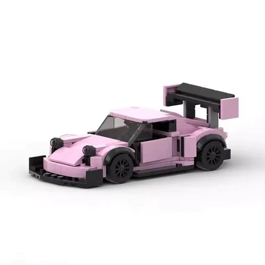 MOC-128479 Pink Porsche 911 Compatible LEGO Toy