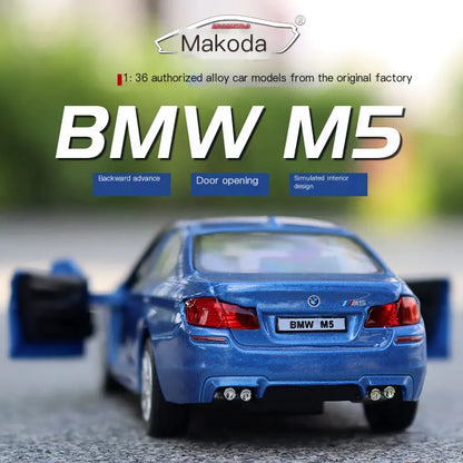 Licensed 1:36 BMW M5 Diecast Model Toy Car